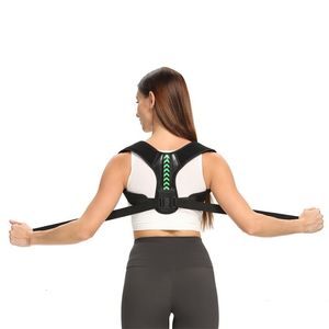 Back Support Adjustable Back Shoulder Posture Corrector Belt Clavicle Spine Support Reshape Your Body Home Office Sport Upper Back Neck Brace 230311