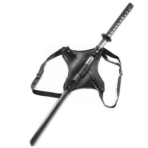 Support arrière adulte Vintage Costume cuir fourreau pour épée rôle médiéval jeu accessoire guerre titulaire chevalier Katana A9X4