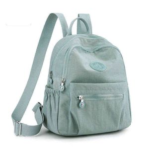 mochila bolsa Mochila estilo Bag2023 Nueva moda Bolsa de viaje ligera Gran capacidad Mujer Escuela simple y versátil 220723