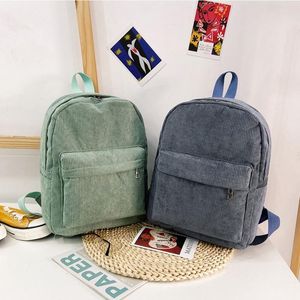 Mochila pana de pana de la mochila bolso escolar suave hombros suaves para estudiantes para el regalo del regalo del regalo de las niñas uso diario