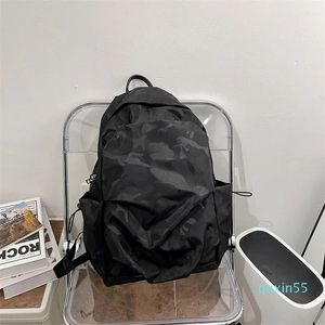 Mochila estilo Harajuku moda hombres Cool mochilas escolares para adolescentes niños niñas camuflaje texto estudiante bolsa de libros