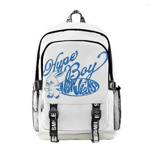 Sac à dos Kpop Jeans Merch Zipper Pack mode sac d'école Unique sac à dos unisexe Traval Oxford tissu Bookbag