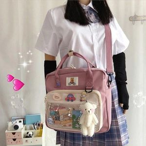 Sac à dos charmante fille de style coréen lolita sweet jk sac à dos transparent sacs à main