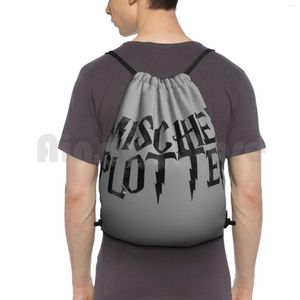 Sac à dos Magic Cute Mischief Plotter Drawstring Bags Gym Bag Waterproof Managed Art