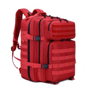 Mochila Mochila táctica militar Hombres de gran capacidad Bolsa de camping al aire libre para viajes Hombre Mujer Bolsas casuales 45L