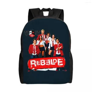 Backpack Rebelde Mexican Group TV Show Travel Women Women Men School Book Bookbagbag College Student Daypack Sacs