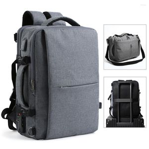 Mochila impermeable de viaje para hombre y mujer, Mochila multifunción para ordenador portátil de 15,6 pulgadas/17 pulgadas, bolsa de equipaje para exteriores para hombre y mujer