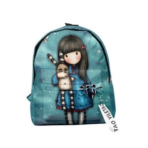 Sacs à dos Impression 3D La fille dans la neige Sac à dos Enfants Garçons Filles Anime Cartoon Cartable Primaire Collégiens Cahier 230818