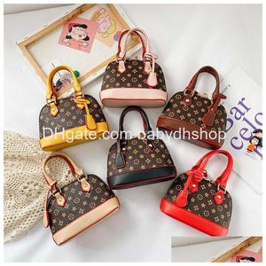 Sacs à dos Enfants Filles Designer Sac à main en cuir Sac à main Chaîne Sac Shell Bandoulière Fanny Pack Shoder Sacs Messenger Princess Party Totes Otnur