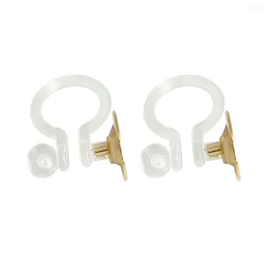 Boucles d'oreilles à dos 10 pièces 6mm, Clip d'oreille Invisible Non perforé en acier inoxydable pour hommes et femmes, bijoux de perçage Non corporels, cadeaux