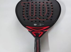 Raquettes de badminton Vairo 91 Padel série professionnelle Palas 3 couches en fibre de carbone Paddle EVA Face Tennis Beach 2211047653182