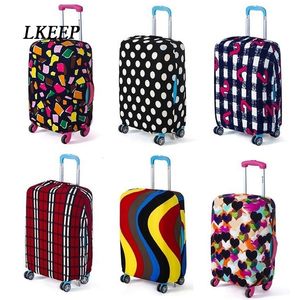 Piezas de bolsa Accesorios Maleta de equipaje de viaje Cubierta protectora Caja de carrito Organizador de embalaje de polvo Multi Color 230825