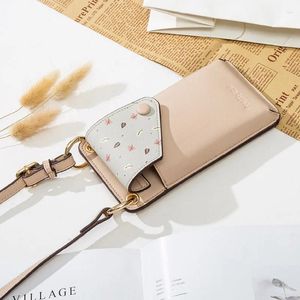 Sac Femmes Mini Messager Personnalité Personnaire mode Small Square Cell Phone Crossbody Crossbody Femed Handbag Card Slots Spages
