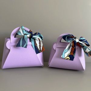 Sacs 40pcs Distribution de cadeaux en vente en gros de bonbons de mariage Eid Box Box Baby Shower Gift Sac Emballage pour les petites entreprises