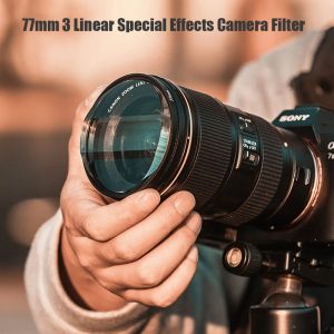 Sacs 77 mm 3 linéaires d'effets de caméra filtration de caméra Photographie au premier plan Film de flou et accessoires de verre