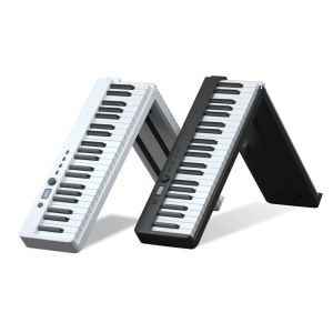 Sacs Bora Portable 88 touches pliable clavier de piano électronique pliable 128 TONES RHYTHMS 21 démos avec sustain pédale / sac Batterie intégrée