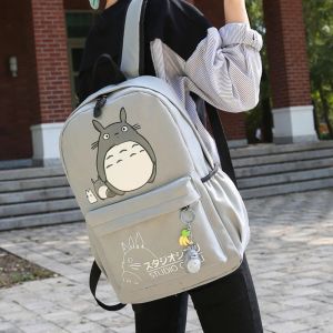 Sacs Drop Shipping Totoro Backpack 3D Printing Travel Softback Femmes Mochila Space scolaire Backpack Notebook Girls Backpacks 2022 NOUVEAU