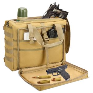 Sacs Grand sac à bandoulière tactique pistolet pistolet Molle accessoires de chasse 800D tir militaire EDC outils sac Camping voyage sac à main