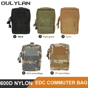 Sacs Sacs d'accessoires Molle, paquet d'accessoires médicaux, sac tactique de randonnée en plein air, sac de transport pour outils EDC, petit sac de taille en Nylon 600D