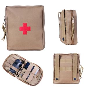 Sacs Kit médical de premiers soins portables Voyage extérieur pochette Camping Mini Medicine Storage Sac Camping Emergency Survival Sac Pill Pill