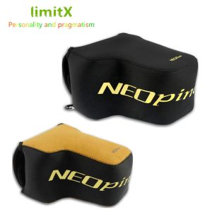 Sacs sacs de couverture de boîtier souple protectrice portable sac de caméra intérieure pour la caméra Panasonic Lumix S1R S1H S1 avec objectif F4 24105 mm uniquement