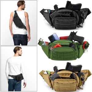 Bolsas pistola táctica pistola pistola funda molle cofre bag bouch bouch bouch boil boilder rango militar para airsoft paintball Herramientas de caza