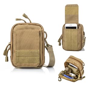 Sacs Tactical molle pochette EDC Belt Taist Pouche Small Multiforpose 1000D Nylon Holster Utility Gadget Gear Tool