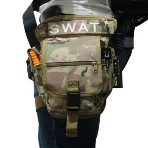 Sacs tak yiying extérieur multifonctionnel tactique drop jambe sac swat outil de chasse à la taille des sports de moto