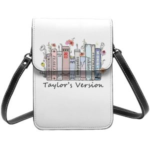 Sacs Taylors Album Sac Sac Musique Vintage Gift Version Version Travel Travel Le cuir Mobile Phone Sag femme Bulk Funny Sacs