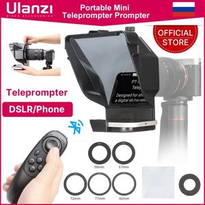 Bags Ulanzi Portable Mini Teleprompter Prompter for Smartphone/dslr Camera Video Recording Live Streaming Interview W Remote