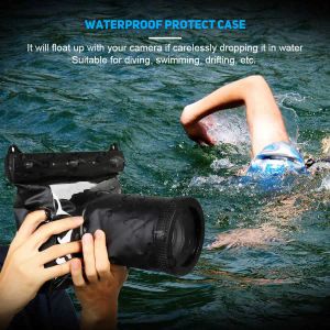 Sacs sous-marin de plongée caméra de caméra boîtier de carter de caméra étanche PVC PVC Sac de boîtier pour la caméra pour Nikon Canon DSLR