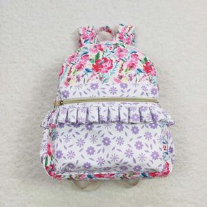 Sacs en gros enfants occidentaux floraux violet floral sac à dos en tout-petit extérieur adolescent portable boy gard