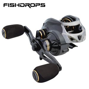 Baitcasting Reels Fishdrops Fishing Bait Casting Reel Full Carbon Fiber Body Dual Brake System Gear Ratio 7.2 1 Coil 230613