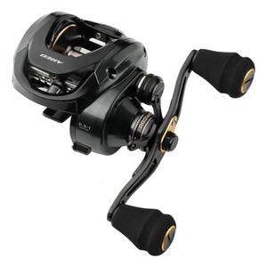 Baitcasting Reels JOHNCOO ARES Baitcasting Reel Aluminum Frame Saltwater Fishing Reel 6.3 1 Gear Ratio 12kg Max Drag Low Profile Baitcast Reel 230608