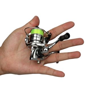 Baitcasting Reels Mini 100 Spinning Carp Fishing Reel Wheel 43 1 Small Winter Ice Metal Body Max Drag Power 5KG 230518