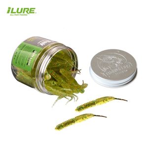 Appâts Leurres 60 pièces 12g 6cm leurre de pêche Mini ver doux crevette Jerkbait poisson océan roche basse odeur Swimbait appât Pesca 231207