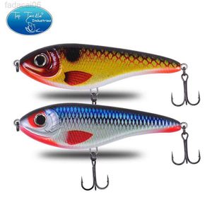 Cebos Señuelos 90mm 21g Señuelos de pesca señuelo musky pike slider sinker pesca jerkbaits señuelos crankbaits señuelos de pesca jerkbait envío gratis HKD230710