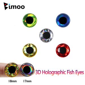 BAITS LURS Bimoo 100pcs 3D Holographic Fish Eyes Saltwater Streater Flies Tying Material Jigs Crafts Dolls Eyes Fishing Jig Appât Faire 230812