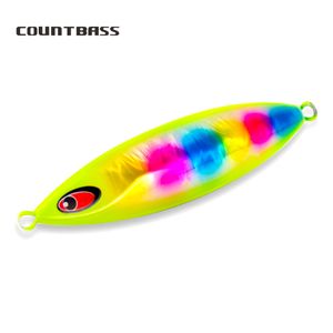 Appâts Leurres COUNTBASS 190g 6 7oz Jigs lents Jigging Lure Saltwater Metal Fishing for Deep Sea 230809