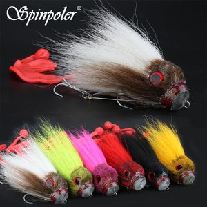 Appâts Leurres Spinpoler gros brochet d'eau salée appât de pêche 22 cm/85g leurre de pêche Swimbait pêche à la mouche artificielle douce pour la pêche au brochet et au bar 230412