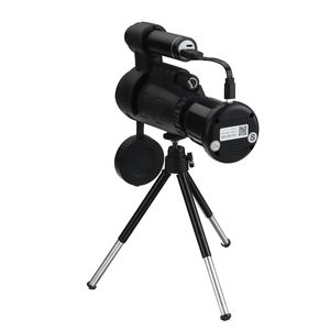 Bakeey 12X WiFi IR visión nocturna APP ver telescopio monocular con soporte para teléfono