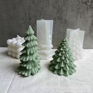 Bakeware Tools Christmas Scented Silicone Candle Mold DIY Santa Tree Gypsum Handmade Soap Cake Chocolate Molds Resin Making