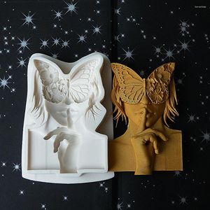 Moldes para hornear 1 mariposa 3D molde de silicona fuente fuente decoración de pasteles herramienta de chocolate fiesta de boda esencial para