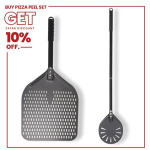 Baking Moulds 12 13 14 16 Inch Big Pizza Perforated Shovel Paddle Short Handle Oven Turning Peel Kitchen Tools Spatula Nonstick 230808