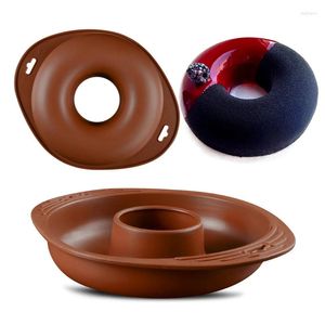 Moldes para hornear de gran tamaño Donutas de silicona Donutas con forma de pastel de mousse de chocolate Accesorios de cocina Herramientas