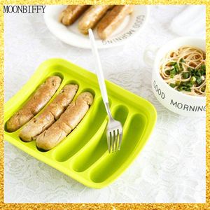 Moules de cuisson Silicone Gâteau Moulage Tique Gratuit Cuisson Chien Saucisse Plateau Glace Bonbons Gelée Souris Cuisine