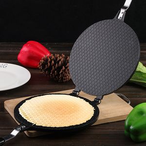 Cuisson Pâtisserie Outils Antiadhésif Egg Roll Gaufrier Friture Gâteau Moule Pour La Maison Ustensiles De Cuisson DIY Mini Crème Glacée Cone Outil 221118