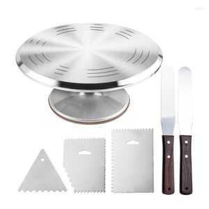 Baking Tools Rotating Cake Stand Stainless Steel Material Table Round Turn