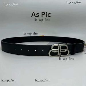 Baleciaga Belt Designer Luxury Belt BB Classic Pantalon polyvalent populaire sur Internet Balengiaga Small Crowd Buckle Pantal