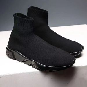 Balenciga zapatos de calcetín original marca paris hombres mujeres entrenador de velocidad calcetines bota plataforma media baja paris lujo triple casual zapato para correr suela voltio zapatillas con cordones